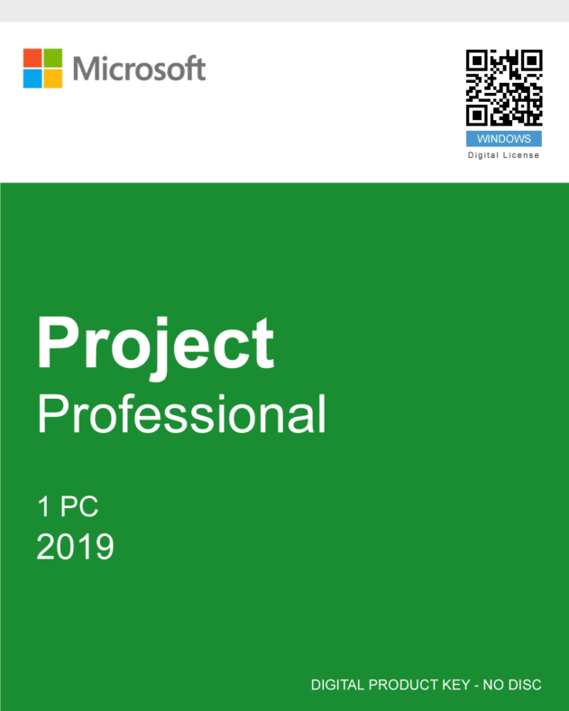 MS Project Professional 2019 (1 User) Activation Key