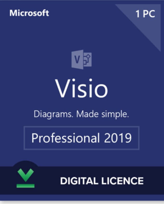 Visio 2019 Professional Product Key Activation License 