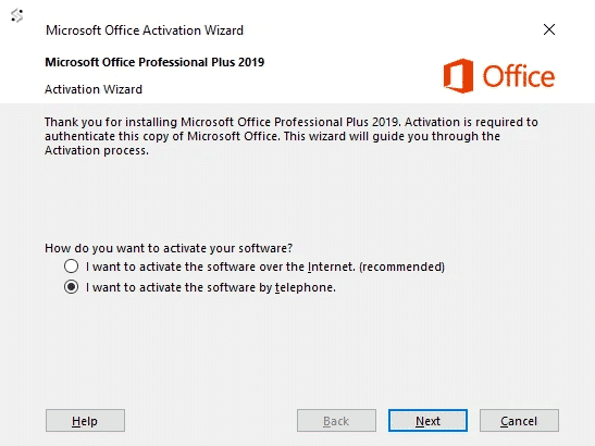 microsoft office 2019 confirmation id generator