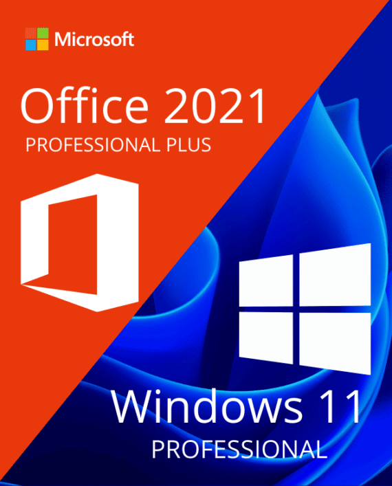 Windows 11 Professional + Office 2021 Professional Plus - Bundle
