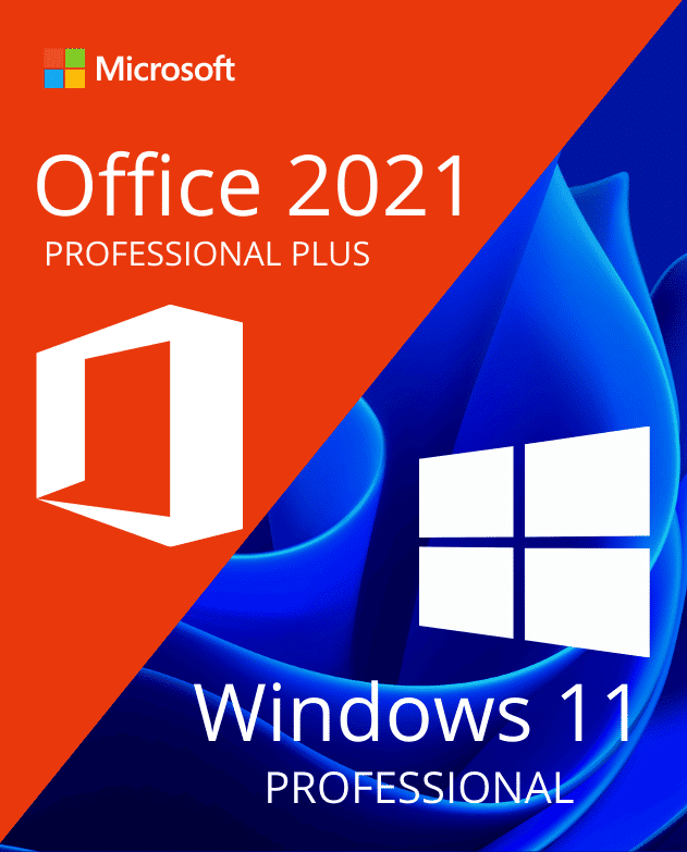 Windows 11 Professional + Office 2021 Professional Plus - Bundle