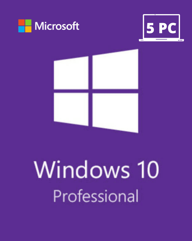 windows 10 professional 5 pc