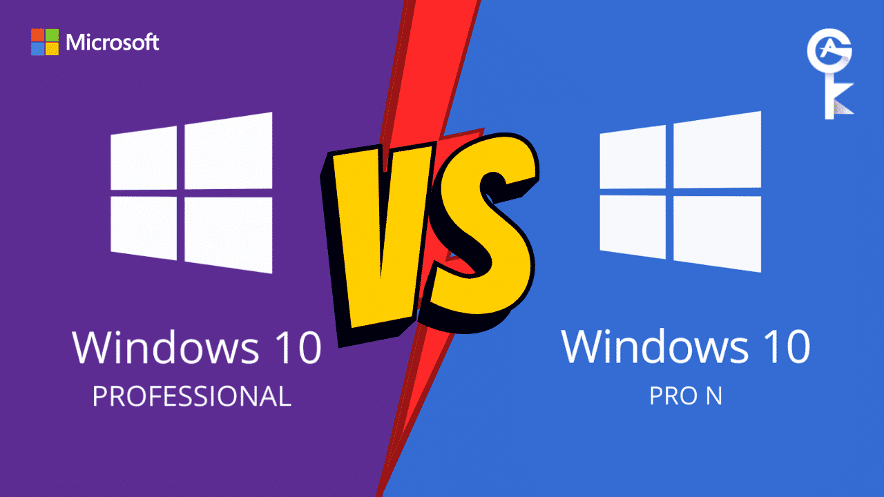 windows 10 vs 10 pro n