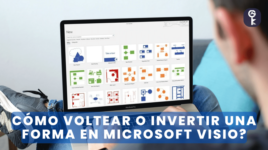 Cómo voltear o invertir una forma en Microsoft Visio?