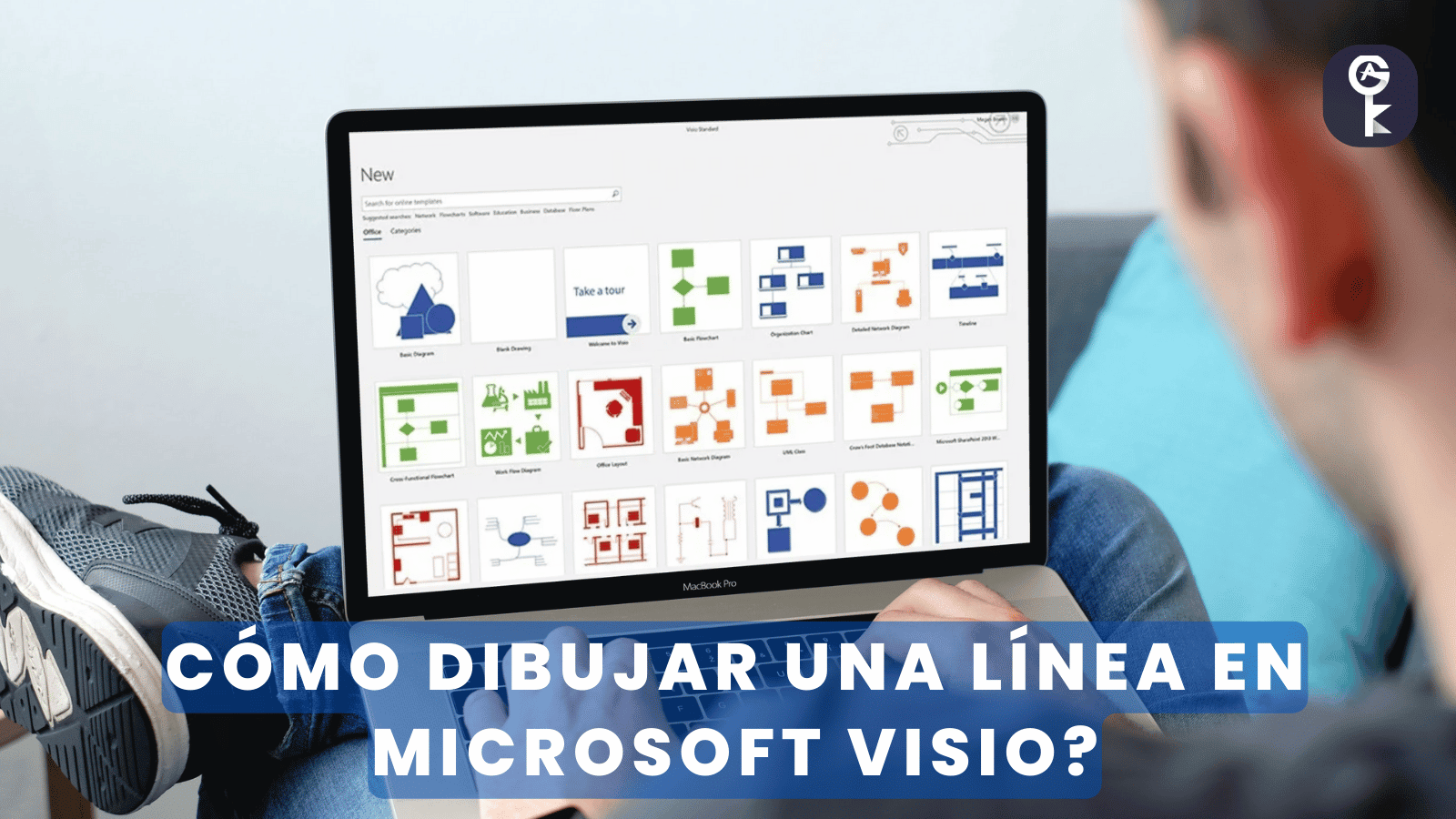 Cómo dibujar una línea en Microsoft Visio?