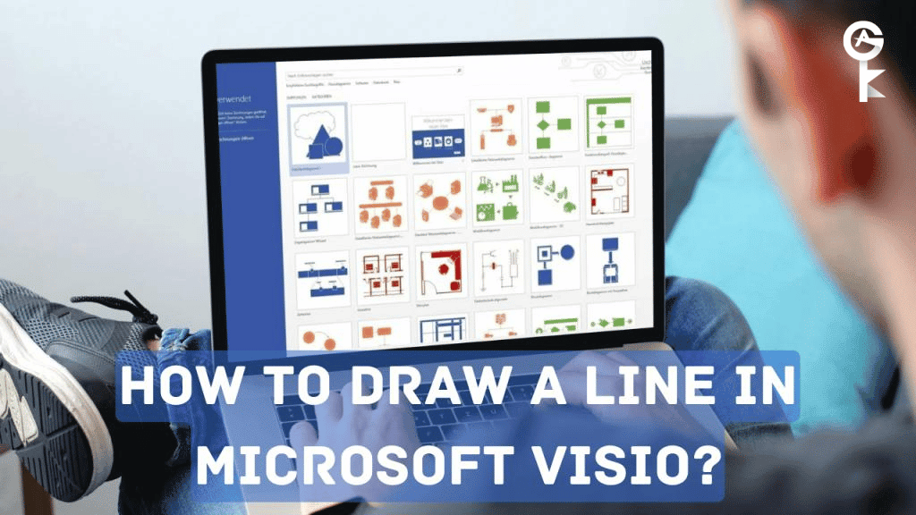 How to Draw a line in Microsoft Visio?