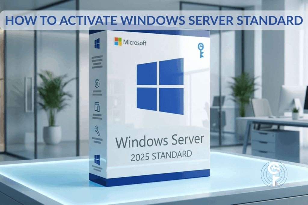 How to Activate Windows Server Standard 2025 2022 2019
