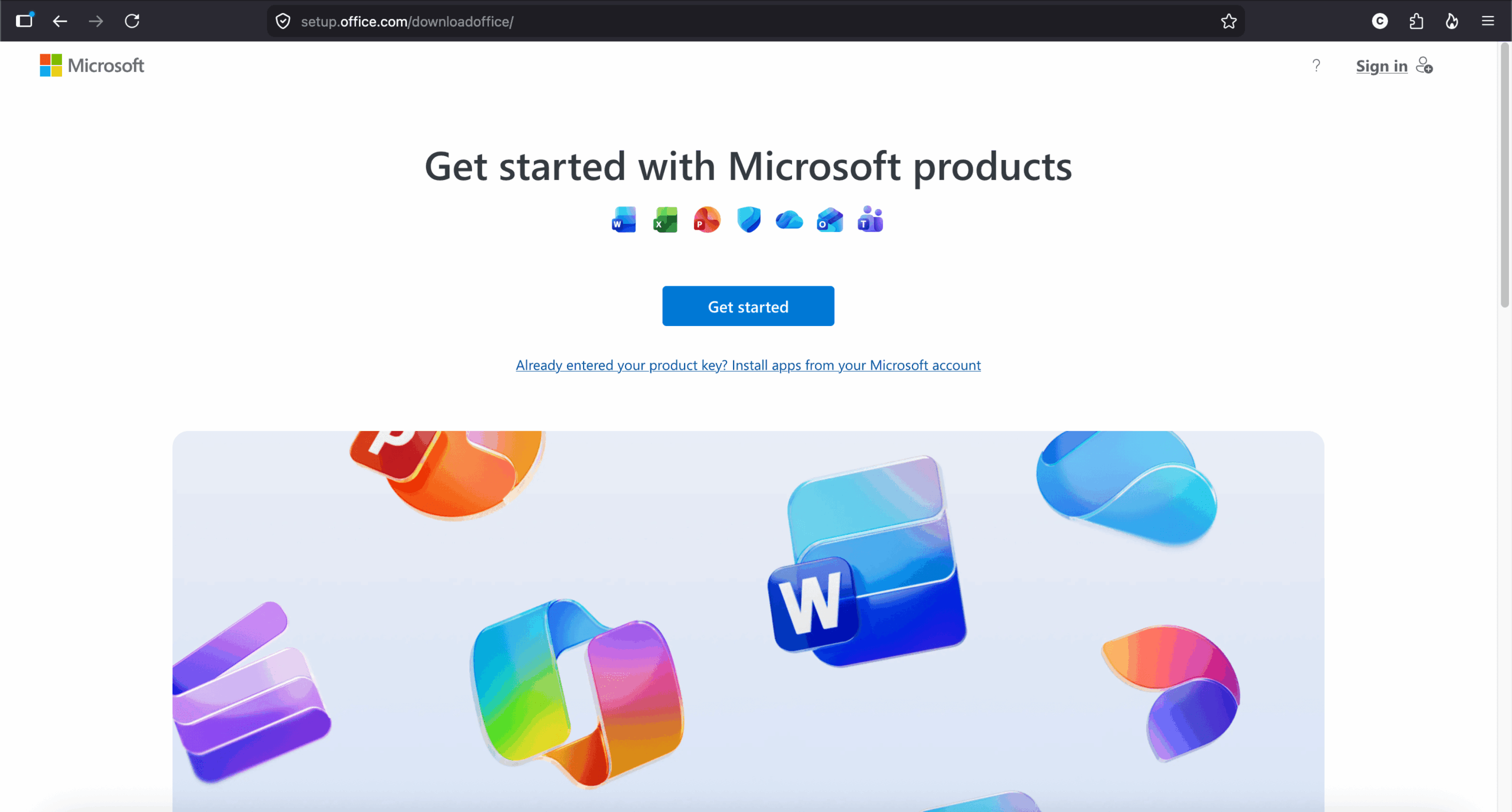 Get started with Microsoft products