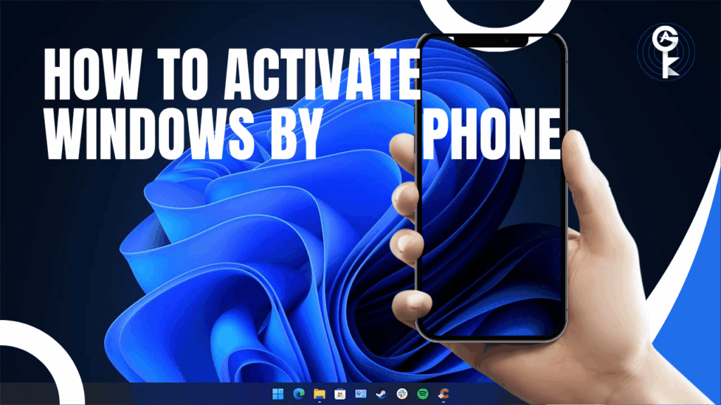 how to activate windows by phone