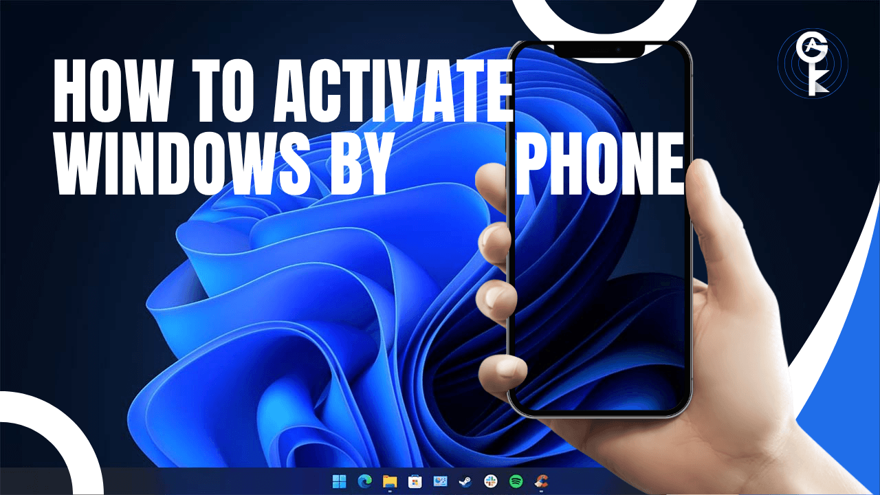 how to activate windows by phone