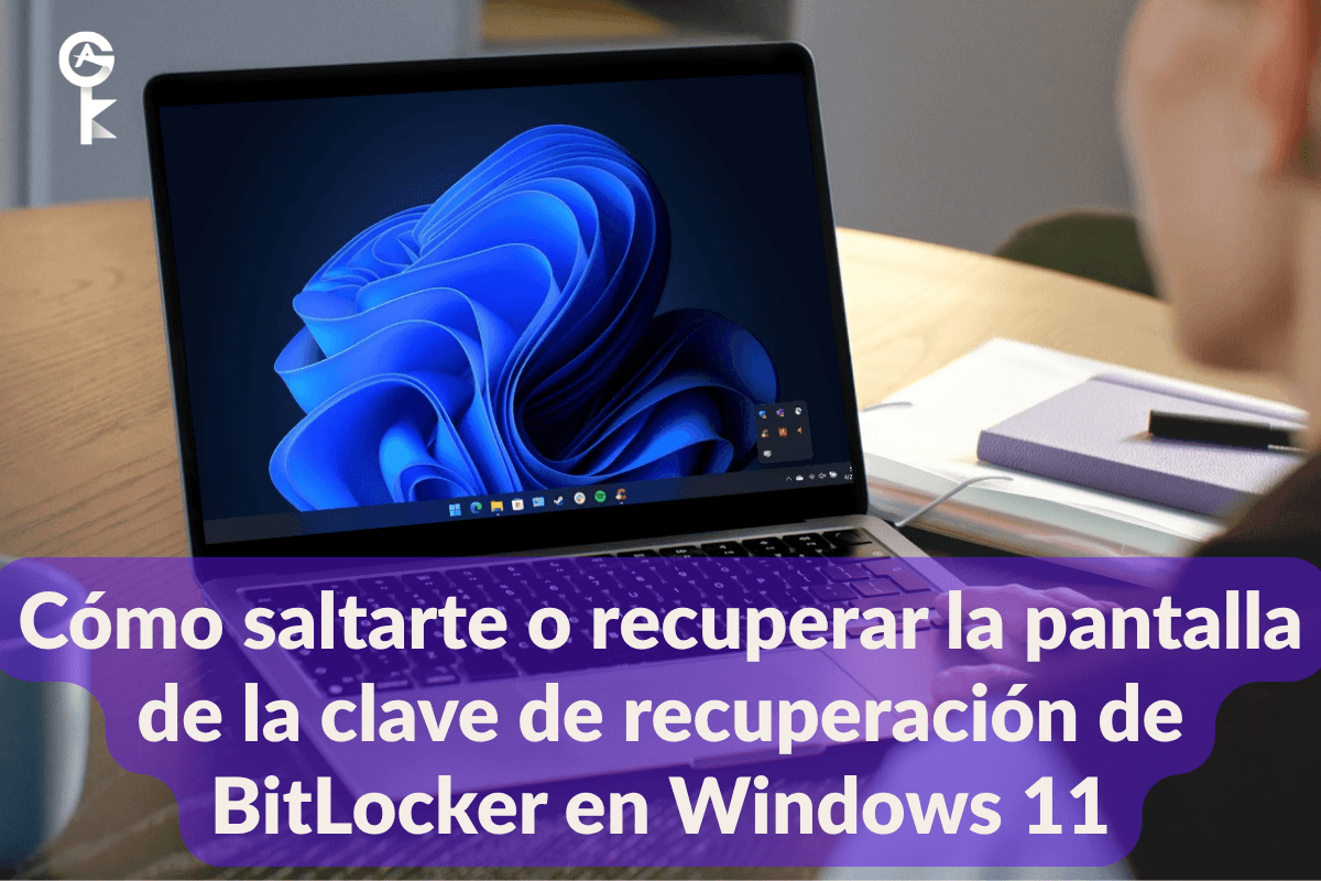 Cómo saltarte o recuperar la pantalla de la clave de recuperación de BitLocker en Windows 11