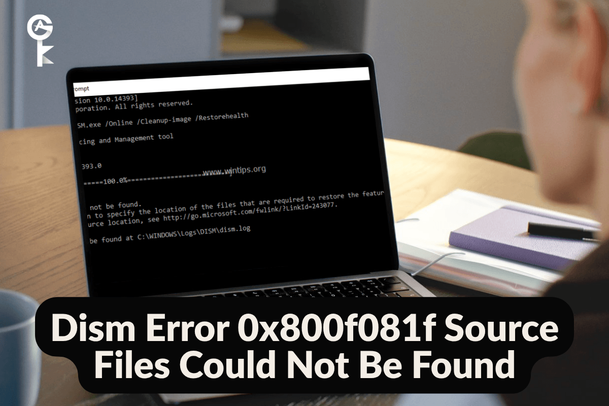 Error de Dism 0x800f081f: no se han encontrado los archivos de origen