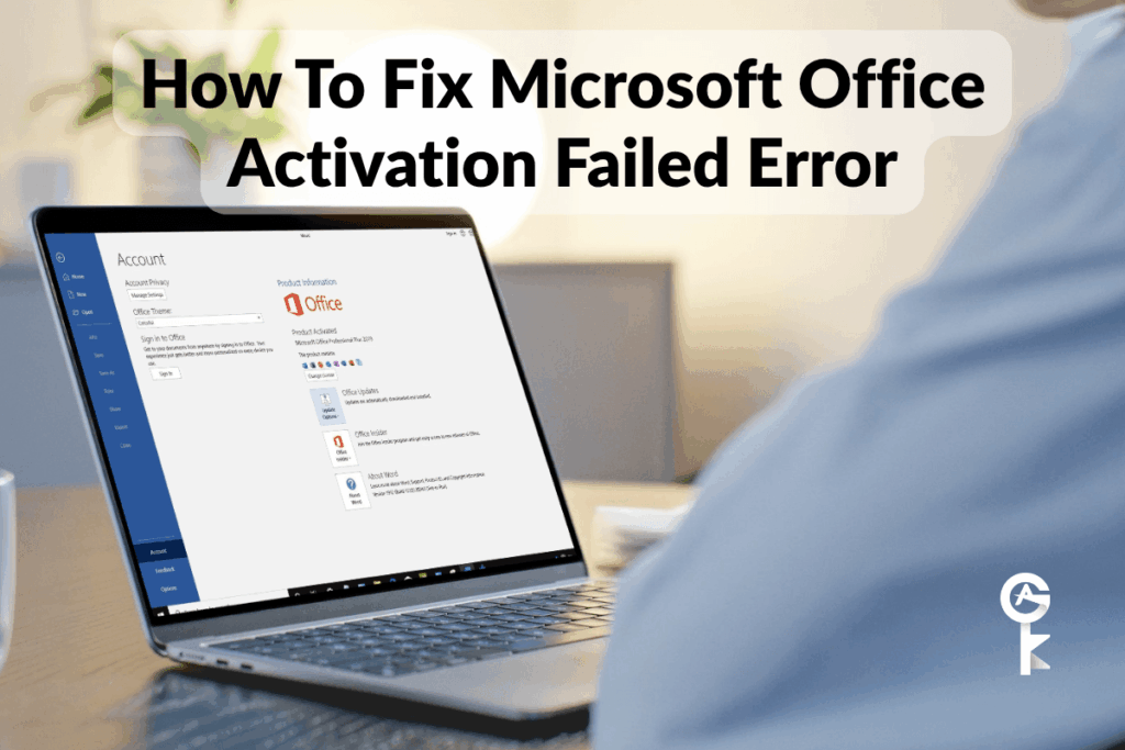 Cómo solucionar el error de activación fallida de Microsoft Office