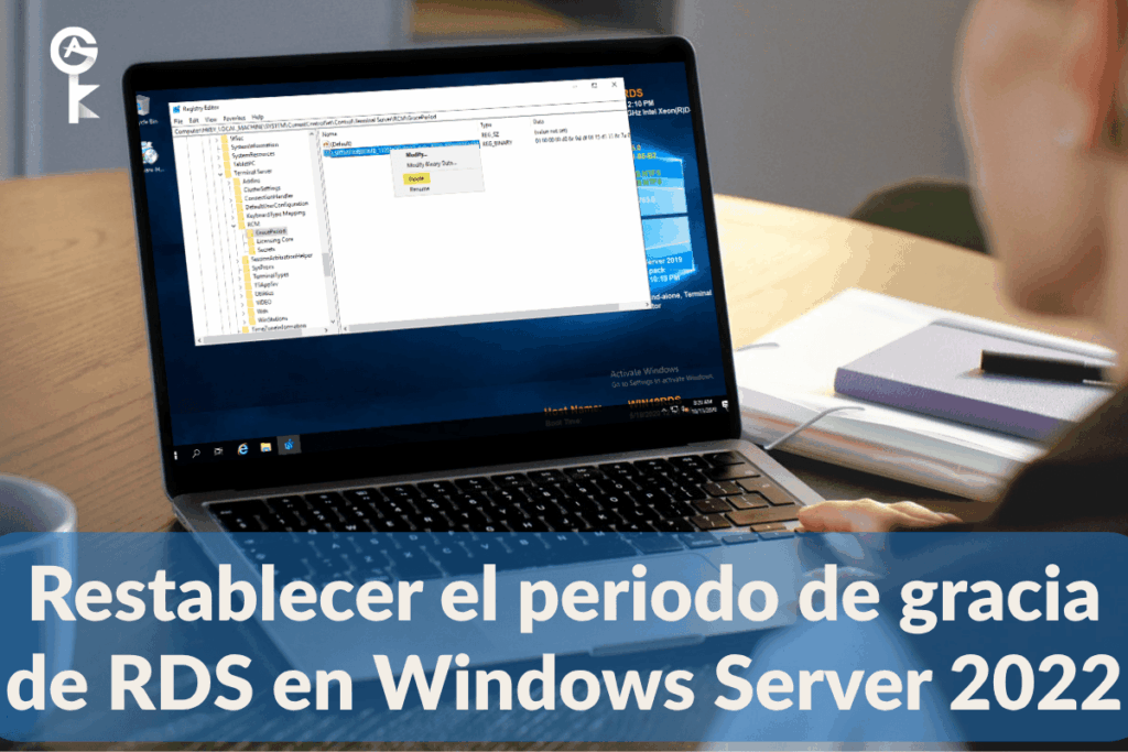 Restablecer el periodo de gracia de RDS en Windows Server 2022