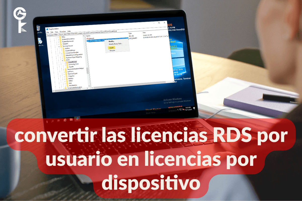 convertir las licencias RDS por usuario en licencias por dispositivo